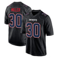 Yuxns NE.Patriots #30 Jam Miller Player Carbon Fashion Limited Home Game Stitched Jerseys