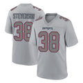 Yuxns NE.Patriots #38 Rhamondre Stevenson Player Gray Fashion Limited Home Game Stitched Jerseys