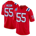 Yuxns NE.Patriots #55 Jared Wilson Player Red Home Game Stitched Jerseys