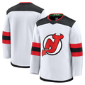 Yuxns NJ.Devils White Away Premium Jerseys