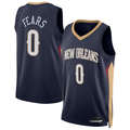 Yuxns NO.Pelicanss #0 Jeremiah Fears Navy Swingman Stitched Jerseys- Icon Edition