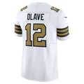 Rced NO.Saints #12 Chris Olave Player White Vapor Limited Stitched Jerseys