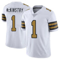 Yuxns NO.Saints #1 Kool-Aid McKinstry Player White Limited Color Rush Home Game Stitched Jerseys