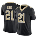 Yuxns NO.Saints #21 Justin Reid Player Black Limited Vapor F.U.S.E. Home Game Stitched Jerseys