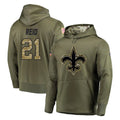 Yuxns NO.Saints #21 Justin Reid Player Olive Salute to Service Pullover Hoodies Home Game Stitched Jerseys
