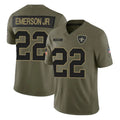 Yuxns NO.Saints #22 Martin Emerson Jr. Player Olive 2025 Salute To Service Limited Stitched Jerseys