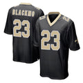 Yuxns NO.Saints #23 Julian Blackmon Player Black Home Game Stitched Jerseys
