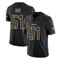 Yuxns NO.Saints #51 Cesar Ruiz Player Black Impact Limited Home Game Stitched Jerseys