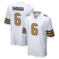 Yuxns NO.Saints #6 Tyler Shough Player White Alternate Home Game Stitched Jerseys