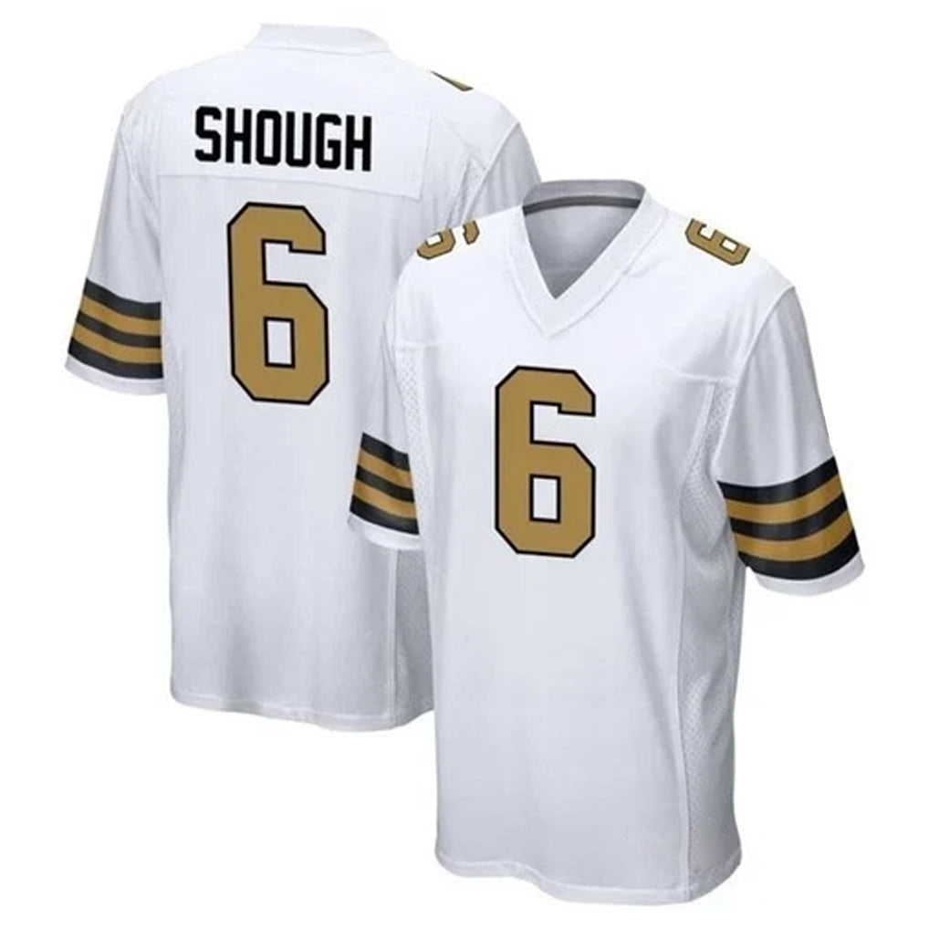 Yuxns NO.Saints #6 Tyler Shough Player White Alternate Home Game Stitched Jerseys