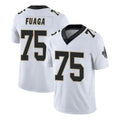 Yuxns NO.Saints #75 Taliese Fuaga Player White Limited Vapor Untouchable Home Game Stitched Jerseys