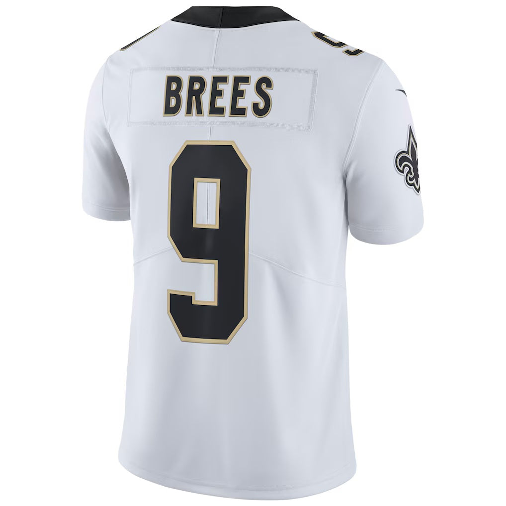 Rced NO.Saints #9 Drew Brees White Vapor Untouchable Limited Player Stitched Jerseys