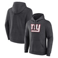 Yuxns NY.Giants Gray LOGO Pullover Hoodies Limited Game Blank Player Stitched Jerseys