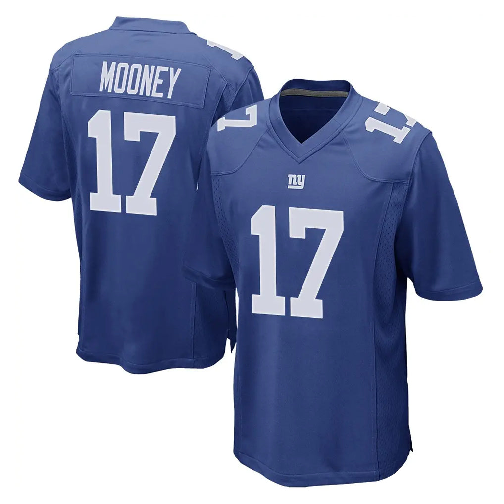 Yuxns NY.Giants #17 Darnell Mooney Player Royal Home Game Stitched Jerseys