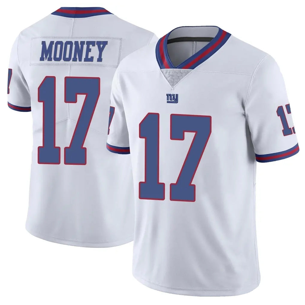 Yuxns NY.Giants #17 Darnell Mooney Player White Color Rush Home Game Stitched Jerseys