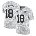 Yuxns NY.Giants #18 Darius Slayton Player Arctic Camo Salute To Service Limited Game Stitched Jerseys