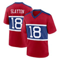 Yuxns NY.Giants #18 Darius Slayton Player Red Century Home Game Stitched Jerseys