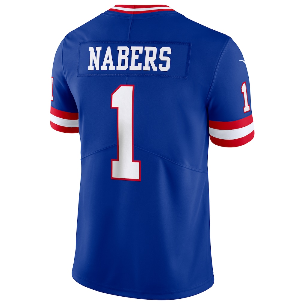 Yuxns NY.Giants #1 Malik Nabers Royal Alternate 2 Legacy Vapor Untouchable Limited Jerseys