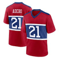 Yuxns NY.Giants #21 Paulson Adebo Player Red Century Home Game Stitched Jerseys