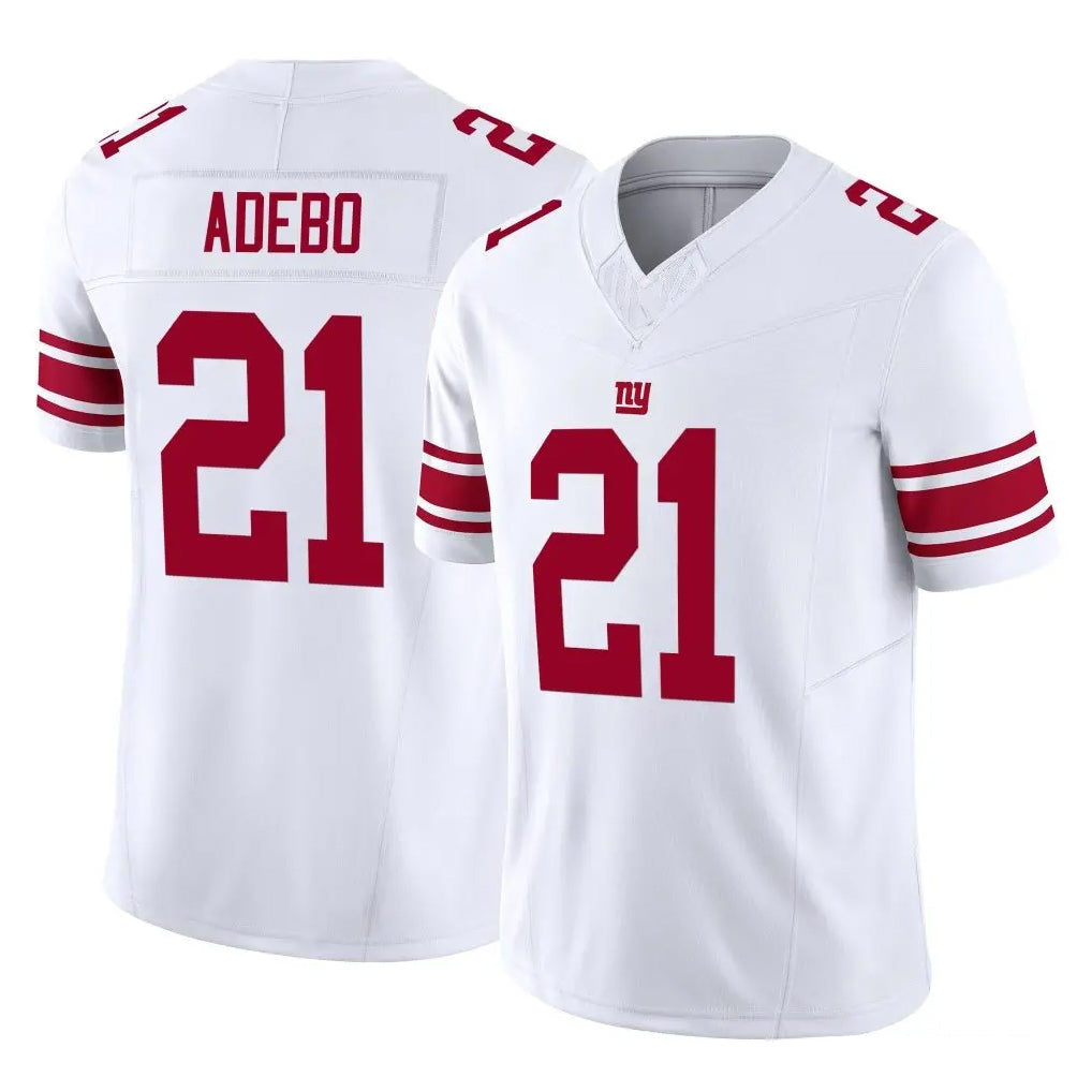 Yuxns NY.Giants #21 Paulson Adebo Player White Limited Vapor F.U.S.E. Home Game Stitched Jerseys