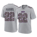 Yuxns NY.Giants #22 Najee Harris Player Gray Atmosphere Fashion Limited Game Stitched Jerseys