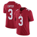 Yuxns NY.Giants #3 Abdul Carter Player Red Limited Vapor Untouchable Home Game Stitched Jerseys