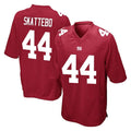 Yuxns NY.Giants #44 Cam Skattebo Player Red Home Game Stitched Jerseys