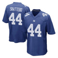 Yuxns NY.Giants #44 Cam Skattebo Player Royal Home Game Stitched Jerseys