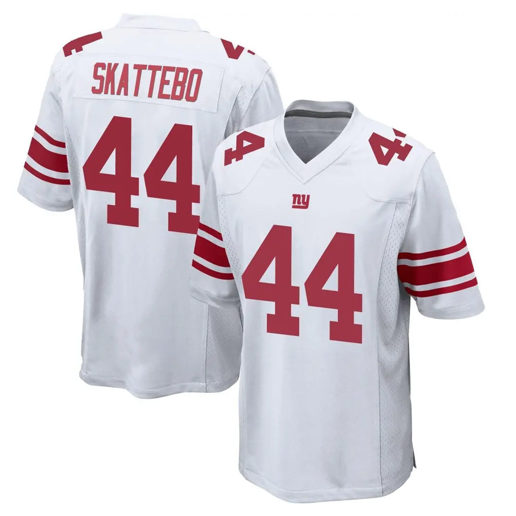 Yuxns NY.Giants #44 Cam Skattebo Player White Home Game Stitched Jerseys