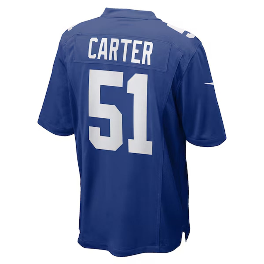 Yuxns NY.Giants #51 Abdul Carter Player Royal Game Stitched Jerseys