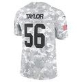 Yuxns NY.Giants #56 Lawrence Taylor Arctic Camo 2024 Salute to Service Retired Player Limited Stitched Jerseys