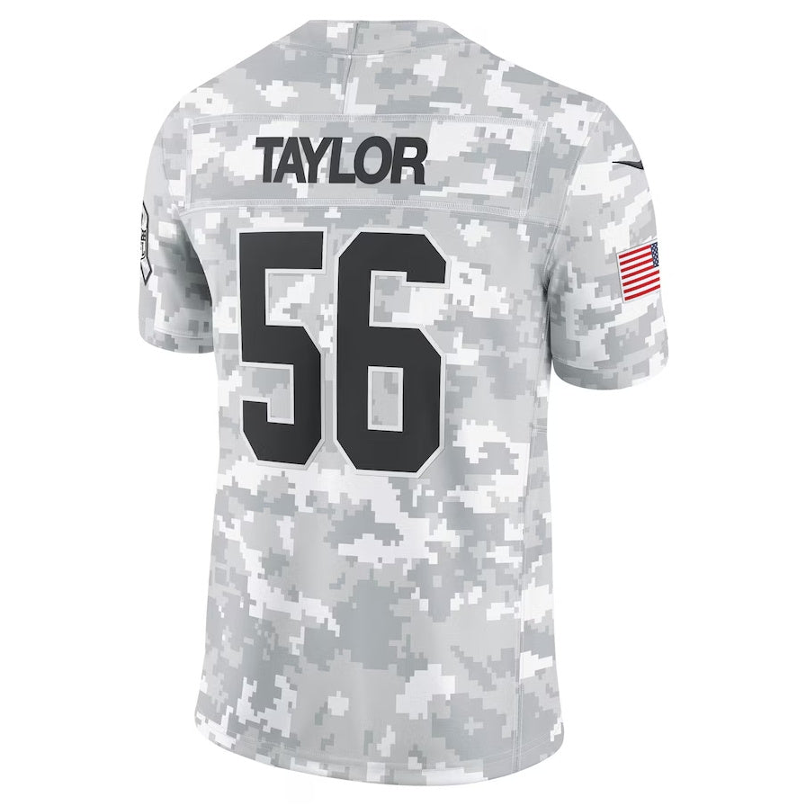 Yuxns NY.Giants #56 Lawrence Taylor Arctic Camo 2024 Salute to Service Retired Player Limited Stitched Jerseys