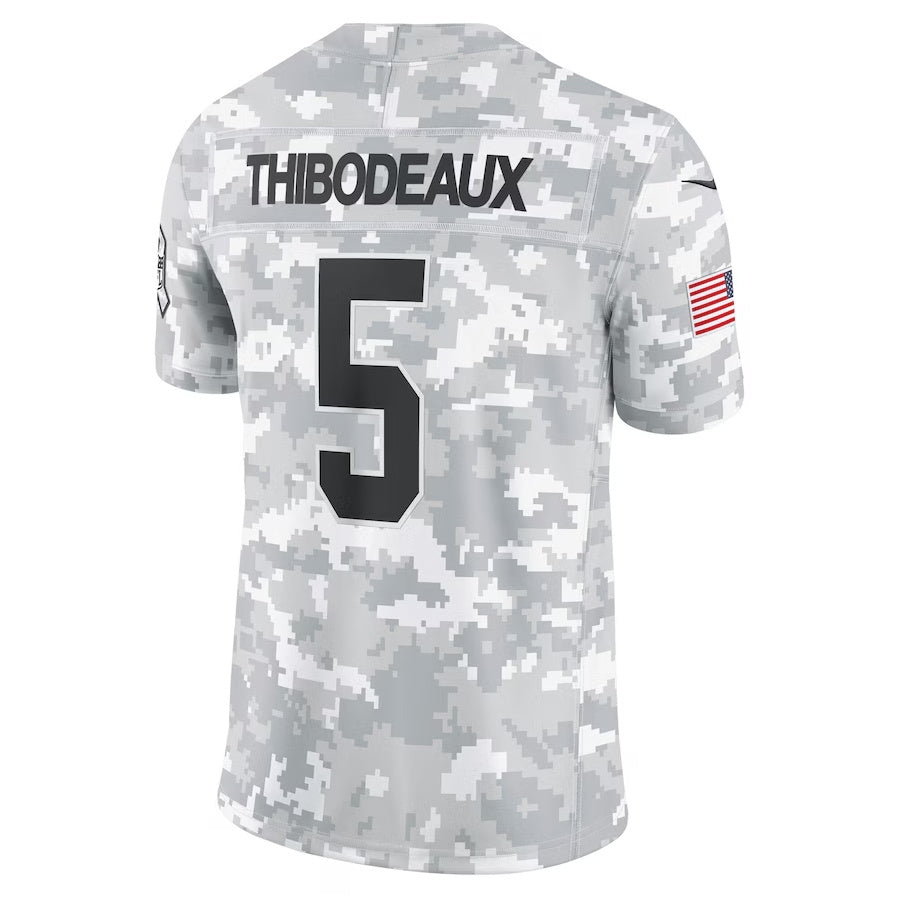 Yuxns NY.Giants #5 Kayvon Thibodeaux Arctic Camo 2024 Salute to Service Stitched Jerseys
