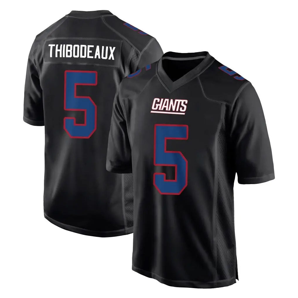 Yuxns NY.Giants #5 Kayvon Thibodeaux Player Carbon Fashion Limited Home Game Stitched Jerseys
