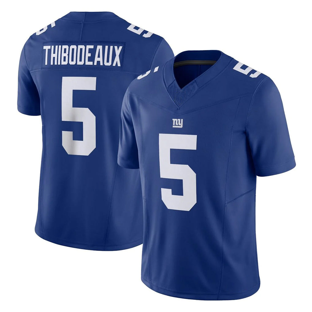 Yuxns NY.Giants #5 Kayvon Thibodeaux Player Royal Limited Vapor F.U.S.E. Home Game Stitched Jerseys