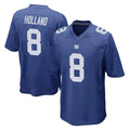Yuxns NY.Giants #8 Jevon Holland Player Royal Home Game Stitched Jerseys