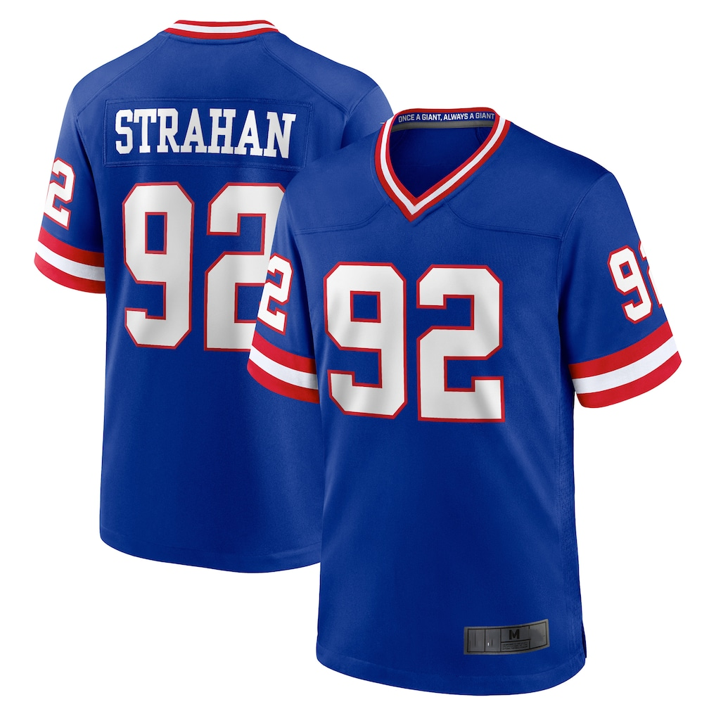 Yuxns NY.Giants #92 Michael Strahan Royal Retired Player Alternate Game Stitched Jerseys