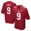 Yuxns NY.Giants #9 Lsaiah Likely Player Red Home Game Stitched Jerseys