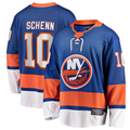 Yuxns NY.Islanders #10 Brayden Schenn Blue Home Breakaway Jerseys