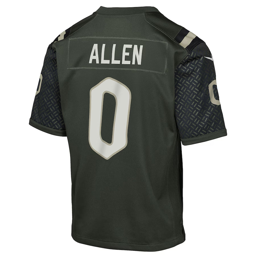 Yuxns NY.Jets #0 Braelon Allen Player Gotham Green Rivalries Collection Game Stitched Jerseys
