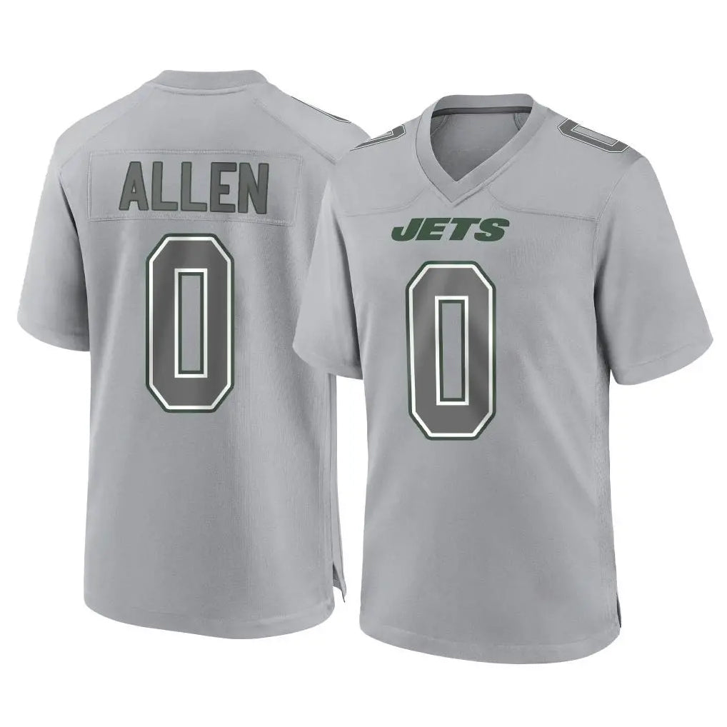 Yuxns NY.Jets #0 Braelon Allen Player Gray Limited Atmosphere Fashion Home Game Stitched Jerseys