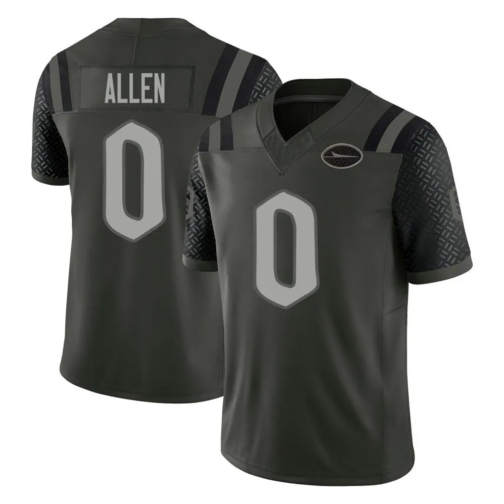 Yuxns NY.Jets #0 Braelon Allen Player Green Limited 2025 Rivalries Collection Home Game Stitched Jerseys