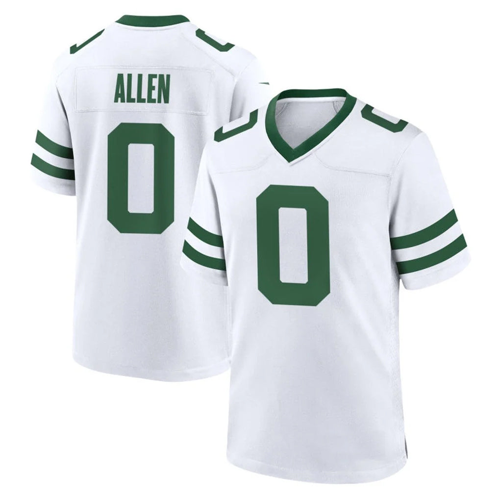 Yuxns NY.Jets #0 Braelon Allen Player White Legacy Home Game Stitched Jerseys
