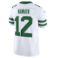YuxnsNY.Jets #12 Joe Namath Legacy White Vapor F.U.S.E. Limited Jersey Stitched American Stitched Jerseys