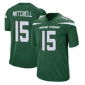 Yuxns NY.Jets #15 Adonai Mitchell Player Green Home Game Stitched Jerseys