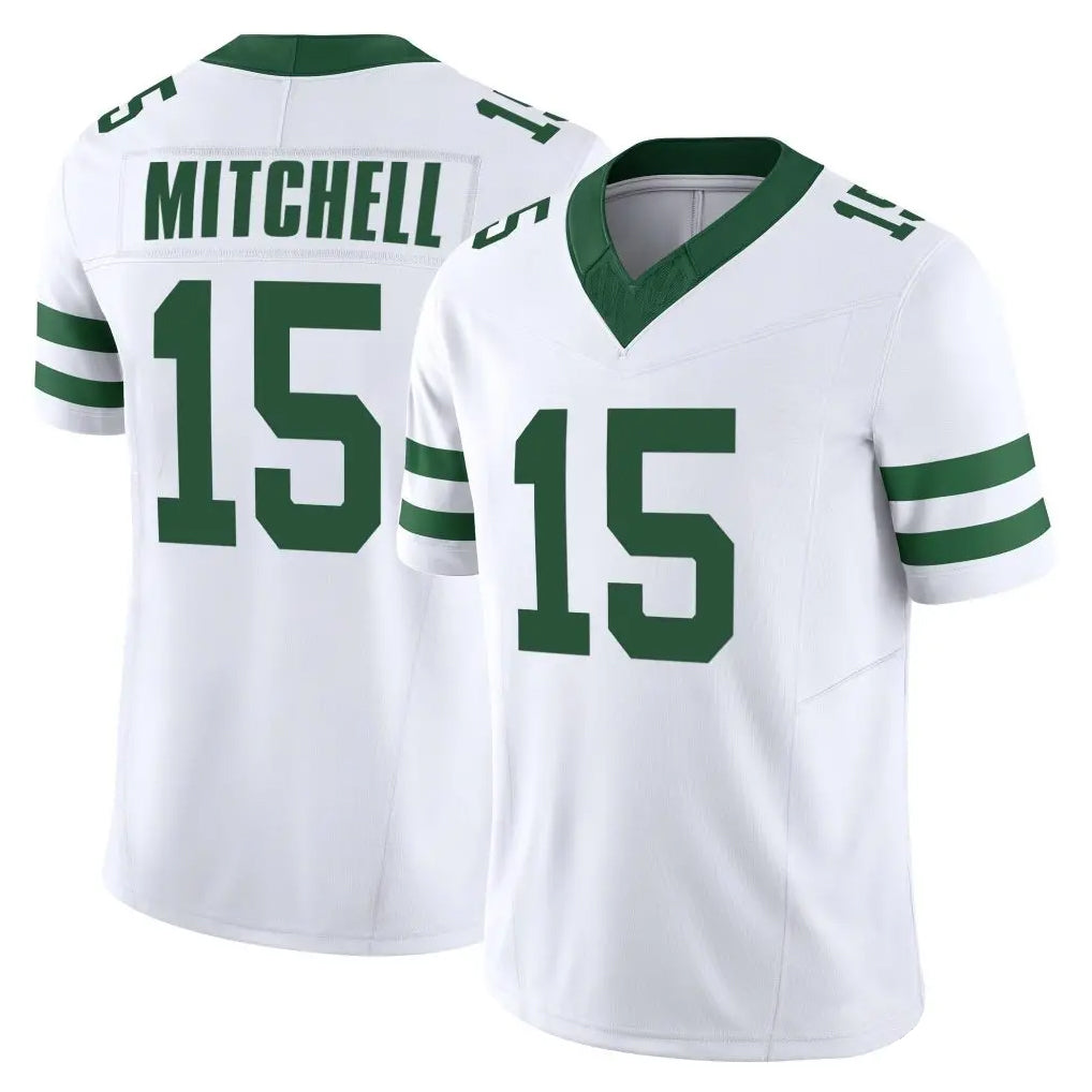 Yuxns NY.Jets #15 Adonai Mitchell Player White Legacy Home Game Stitched Jerseys