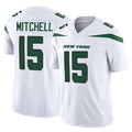 Yuxns NY.Jets #15 Adonai Mitchell Player White Limited Classic Vapor F.U.S.E. Home Game Stitched Jerseys
