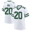 Yuxns NY.Jets #20 Breece Hall Player White Legacy Home Game Stitched Jerseys