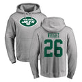 Yuxns NY.Jets #26 Nahshon Wright Player Gray LOGO Pullover Hoodies Limited Game Stitched Jerseys