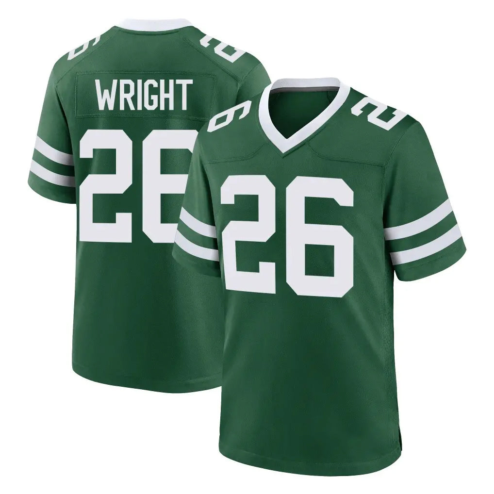 Yuxns NY.Jets #26 Nahshon Wright Player Green Legacy Home Game Stitched Jerseys